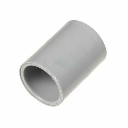 AMERICAN IMAGINATIONS 0.5-in. Plastic Cylindrical Coupling Modern Grey AI-36534